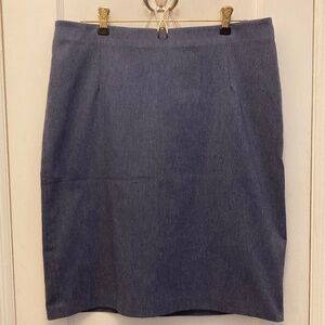 Equestrian Brand Blue Pencil Skirt - size large
